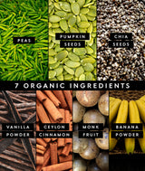 Truvani Vegan Pea Protein Powder | Banana Cinnamon | 20g Organic Plant Based Protein | 10 Servings | Keto | Gluten & Dairy Free | Low Carb | No Added Sugar