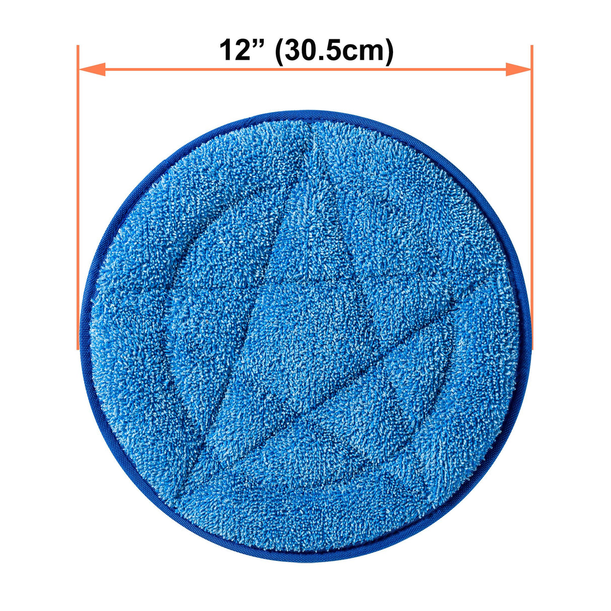 HHQ Commercial Microfiber Carpet Bonnet, Mopping and Buffing Pad, for Replacement of Oreck Orbiter Pads 437053, 2 Pack