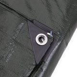 Kotap 12 x 14 Ft. Heavy-Duty Protection/Coverage Tarp, 8-mil, Reversible, Multi-Use, Waterproof, Green-Silver, (TGS-1214)