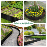 LAVEVE Corrugated Metal Garden Edging 6" x 40Ft, Landscape Edging Border