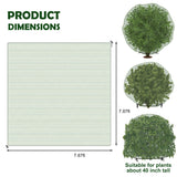 codree 3 Pcs Deer Netting for Shrubs- 7.8 x 7.8 Ft Deer Plant Netting Cover- Reusable Garden Plants Mesh Netting to Protect Undershrub Plant from Deer, Birds and Other Animals
