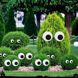 RoundFunny 44 Set 3 Sizes Halloween Bush Eye Decoration Bush Funny Eyes with Hooks for Halloween DIY Crafts Christmas Tree Outdoor Garden Lawn Decoration