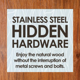 AquaTeak The Original 18" Asia Teak Shower Bench