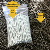 USA Made (150 Pack) Synthetic Grass Landscape, 5.5" Turf Nails/Stakes, 5 lbs Galvanized Boxed Spikes for Securing Artificial Turf & No Dig Edging Products Approximately 150 Nails