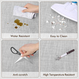 Blvornl Office Chair Mat - 35"x 48" Desk Computer Mat for Hard Wood and Tile Floor, Large Anti-Slip Hard Floor Protector, PVC Mat Desk Rug Light Grey