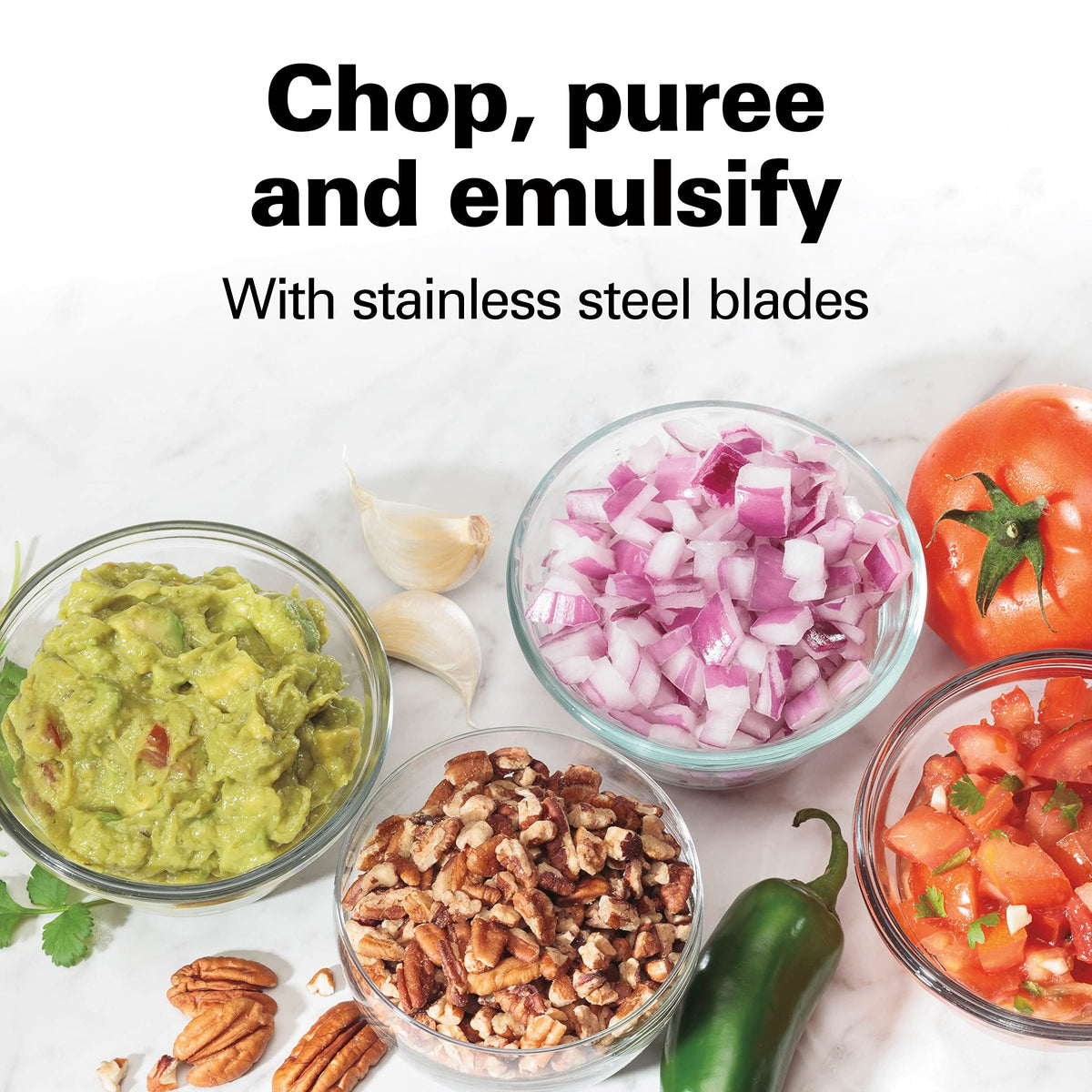 Hamilton Beach 3 Cup Electric Vegetable Chopper & Mini Food Processor