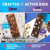 Zbar + Zbar Protein Snack Bars Variety Pack, 6 Flavors, 16ct