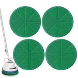 Potchen 4 Pack 12" Microfiber Carpet Bonnet Pads Compatible with Oreck Orbiter ORB550MC ORB700MB ORB600MW Floor Machine, Mopping and Buffing Pad Compatible with Bissell Commercial BGEM9000