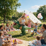 Inflatable Dinosaur Costume for Kids,Blow Up Halloween T Rex Suit (4-6Yrs)