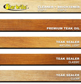 Star brite Premium Golden Teak Oil - Sealer, Preserver, & Finish for Outdoor Teak & Other Fine Woods, 32 oz