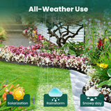 GZGNEEVL Metal Landscape Edging 6" H x 40" L, Galvanized Steel, Black