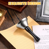 Yeshone 50 Pcs Loud Hand Bell Bulk Dinner Service Bell for Food Line Care for The Sick and Elderly Alarm Ringing Call for Pets Jingles Weddings Christmas Decoration(Silver)