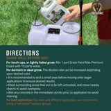 PetraMax Max Grass Paint for Lawn - Maintain Perfect Green Grass, Spray for Lawn & Shrubs Green Spray, Paint Pair with Petra Sprayers - Touch up Dog Spots - Non-Toxic Safe for Pets (Premium, 1 Gal)