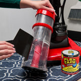 Flex Tape, Original Thick Flexible Rubberized Waterproof Tape - Seal and Patch Leaks, Works Underwater, Indoor Outdoor - Home RV Roof Plumbing and Pool Repairs, Black, 4 in x 5 ft, Pack of 1