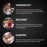 Clear Passage Performance Nasal Strips for Athletes, Sports Dilators, Improves Breathing & Athletic Performance, Instant Nasal Congestion Relief, Reduce Snoring, Black, Large/XL, 50 Count