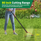 BlumWay 60 INCH Weed Grass Cutter, Double-Edged Serrated Sharp Steel Blade