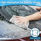 FIXSMITH Shop Towels, Pack of 150, Grey Microfiber Cleaning Cloth Bulk, Microfiber Towels for Cars, All-Purpose Absorbent Cleaning Rags, Dust Cloth for Automotive, Mechanic, Garage, 11.5 x 11.5 inch