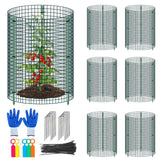 6 Set Wire Plant Protector from Animals - 12"x16" 18Pcs Metal Mesh