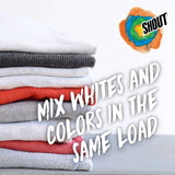 Shout Color Catcher Sheets for Laundry, Allow Mixed Washes, Prevents Color Runs and Maintains Original Clothing, 72 Count - Pack of 4 (288 Total Sheets)