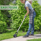 LASTOOLS Wheel Rotary Edger Lawn Tool, Sidewalk 66.7Inch Manual Lawn Edger, Grass Edge Trimmer, Adjustable Stainless Steel Handle with Cushion Grip,Soil,Garden and Yard Tool