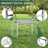 Garden Kneeler and Seat, 10.2" Stable and Save Anti-Tipping with Handle