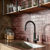 Moen Modern Deck Mounted Lotion or Kitchen Soap Dispenser Pump, Matte Black, 3942BL