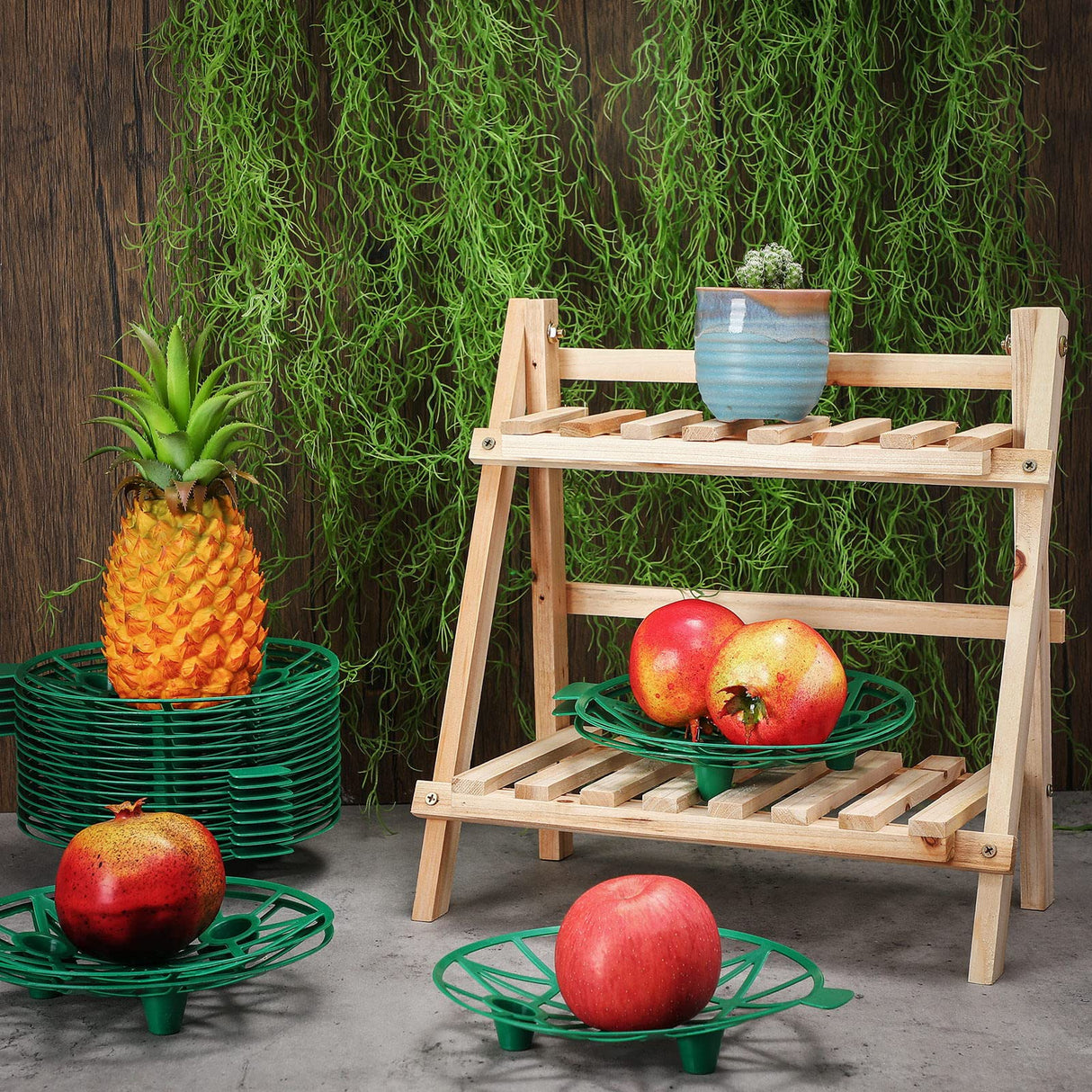 20 Pack Melon Cradle Plant Melon Supports Cages Cradles Trellis Garden Harvest Basket Protector for Watermelon, Cantaloupe, Pumpkins, Strawberries Avoid Ground Rot