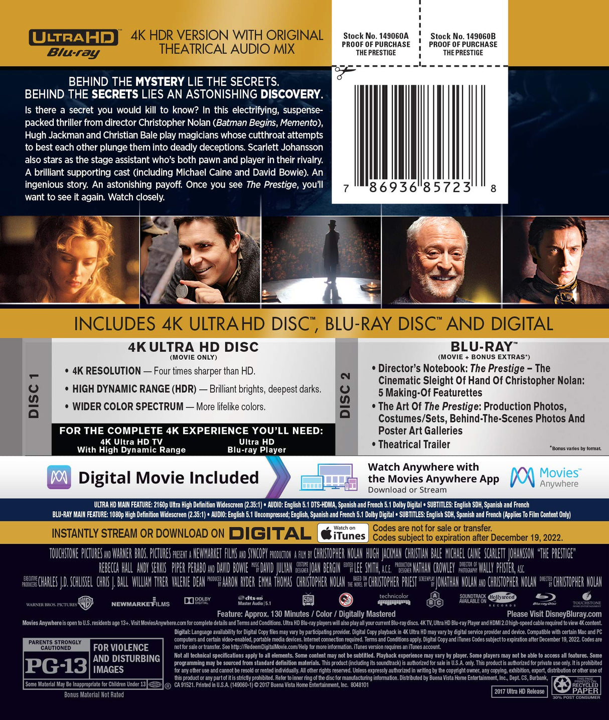 The Prestige [4K UHD]