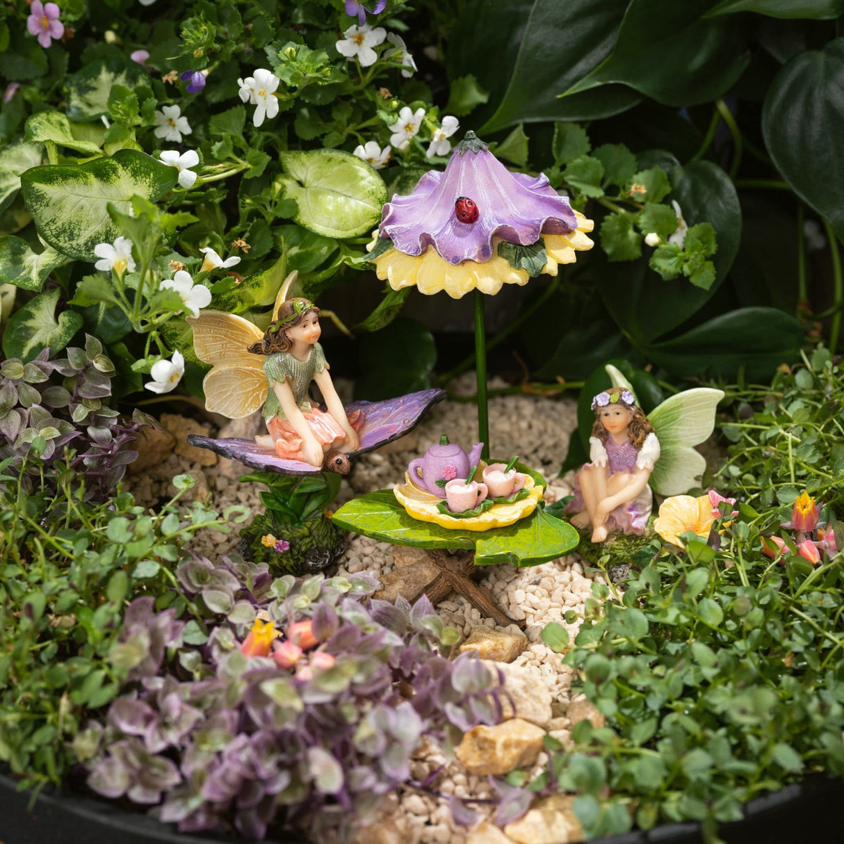 PRETMANNS Fairy Garden Accessories Outdoor Kit