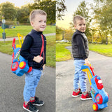 Liberry Toddler Golf Clubs Set Toy for Boys Ages 1 2 3 4 with Mat, Blue