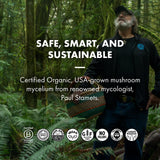 Host Defense Mushrooms Lion's Mane - Supplement Capsules for Brain Health Support - Mushroom Support for Focus & Memory Function - Immune & Nervous System Supplement - 120 Capsules (60 Servings)*