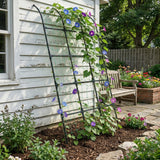 popsea 7.2 ft No-Drill Leaning Garden Trellis for Climbing Plants