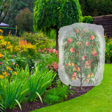 4 Pcs Insect Bird Barrier Tree Net with Drawstring, 4.9 x 3.2 Ft Garden Bird Netting Plant Cover, Fruit Tree Netting for Protect Plants Fruits Flowers from Insect Bird Eating