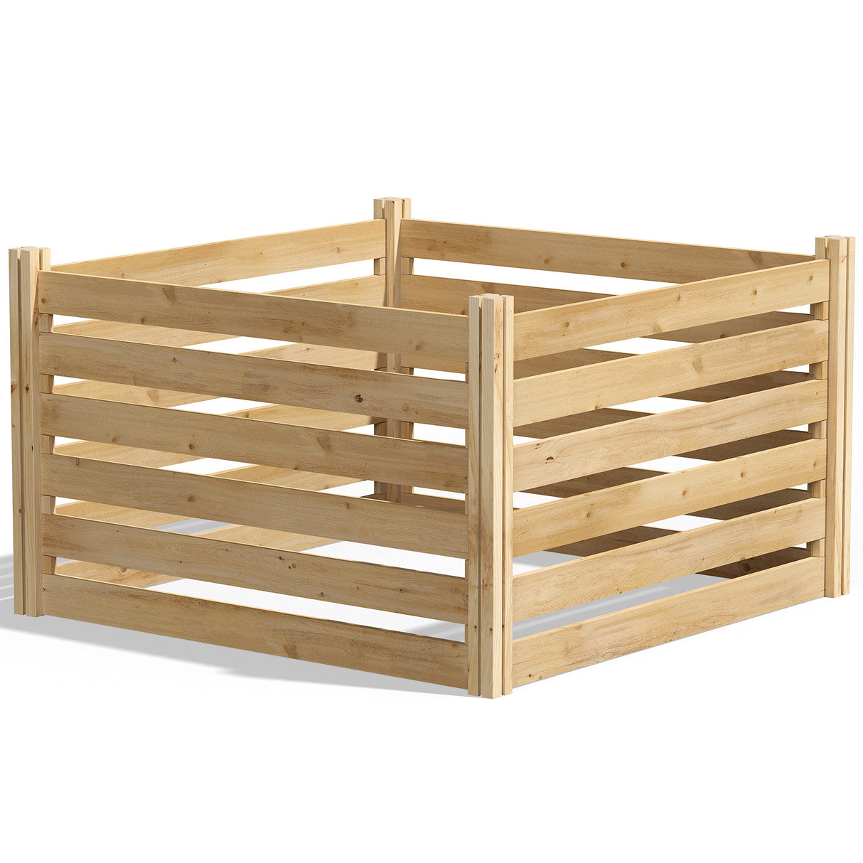 Greenes Fence Premium Cedar Wood Composter, 36" L x 36" W x 31" H (3/4" Thick) / 173.92 gallons - Made in USA with North American Cedar