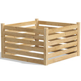 Greenes Fence Premium Cedar Wood Composter, 36" L x 36" W x 31" H (3/4" Thick) / 173.92 gallons - Made in USA with North American Cedar