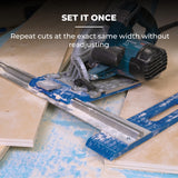 Kreg KMA2685 Rip-Cut Circular Saw Guide - Cutting Tool - Guide is Best for Regular (Side-Blade) Circular Saw - Ensure Compatibility Before Use - Woodworking Tools for Home Improvement