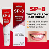 NASHUDA SP-8 Probiotic WhiteningToothpaste removes stains,Balances oral microbes, prevents cavitiesand freshens breath - Specification: 2PCS