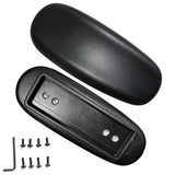 MySit Office Chair Armrest Replacement Arm Pads Universal 4" or 5.5" Mounting Hole (Set of 2) Black