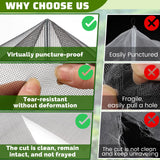 Homiton Stronger Garden Mesh Netting, 10 x 20 FT Ultra Fine Nano PP Plant Covers, Small Animals Bird Net Barrier Screen for Vegetables Plants Fruits Flowers Protection, Shading Rate 33%