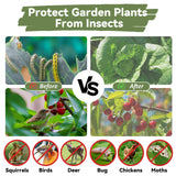 Garden Mesh Netting Kit Protect Fruit Vegetable from Birds Bugs