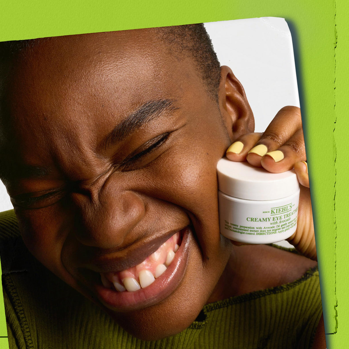 Kiehl's Avocado Eye Treatment, Nourishing and Hydrating Eye Cream, Avocado Oil and Caffeine to Energize and Invigorate Skin, Tired Eyes, 99% Naturally Derived Formula - 0.5 fl oz