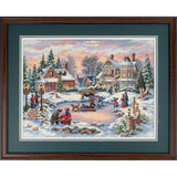 Dimensions Gold Collection Counted Cross Stitch Kit, Treasured Time Christmas Cross Stitch, 16 Count Dove Grey Aida, 16'' x 12''