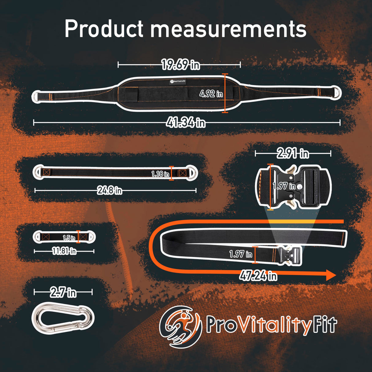 Hip Thrust Belt for Women & Men – Glute Workout Equipment for Dumbbells, Kettlebells, Plates – Heavy Duty Booty Builder, Dip Belt Kit - Adjustable, Home/Gym Use