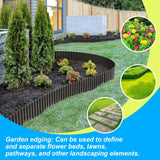 LAVEVE Corrugated Metal Garden Edging 6" x 40Ft, Landscape Edging Border