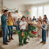 Inflatable Dinosaur Costume for Kids,Blow Up Halloween T Rex Suit (4-6Yrs)