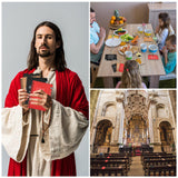 INSADA Christian Prayer Journal Spiral Notebooks Bulk with Pens - Small Notepads (4.13”x5.43”) - Christmas Gifts for Women men,Church Members & Bible Study Groups (30 sets multicolor)