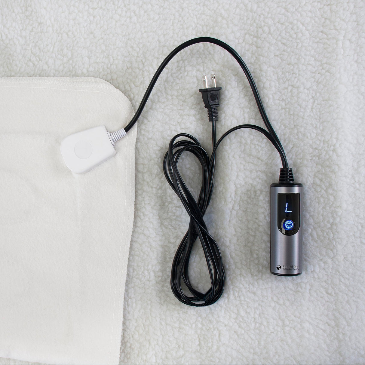 Earthlite Massage Table Warmer & Fleece Pad (2in1), ETL Certified, 3 Heat Settings, 13ft Cord/Heating Pad / 1 Year Replacement Guarantee