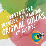 Shout Color Catcher Sheets for Laundry, Allow Mixed Washes, Prevents Color Runs and Maintains Original Clothing, 72 Count - Pack of 4 (288 Total Sheets)