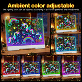 17" LED Drawing Board for Kids, 3 4 5 6 7 8-12+ Year Old Girl Birthday Gift