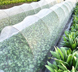 2PCS Insect Netting -10x43FT Fine Mesh Garden Protection Netting for Vegetables Plants Flowers Crops,Row Covers for Raised Bed from Birds Deer Squirrels Barrier Pest